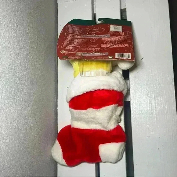 Vintage Gemmy Tweety Bird Looney Tunes Talking Sings Stocking Christmas Holiday - Picture 2 of 4